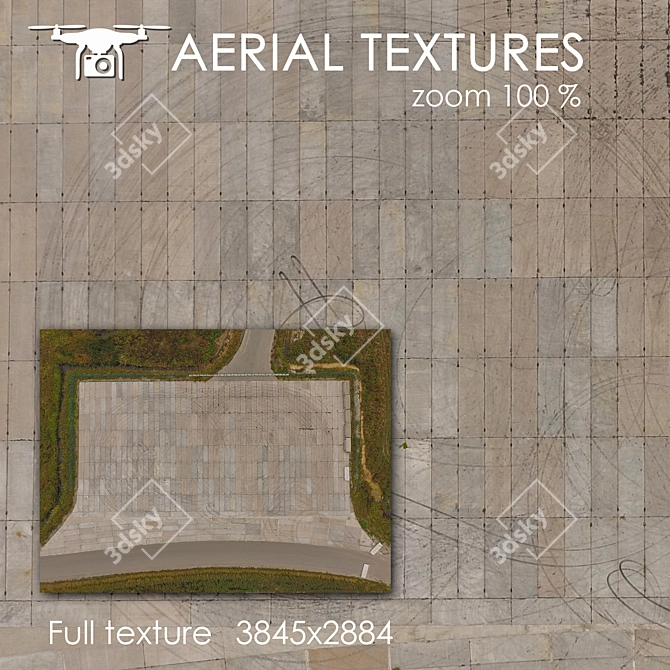 Aerial Exterior Texture for Medium to Far Plans 3D model image 1