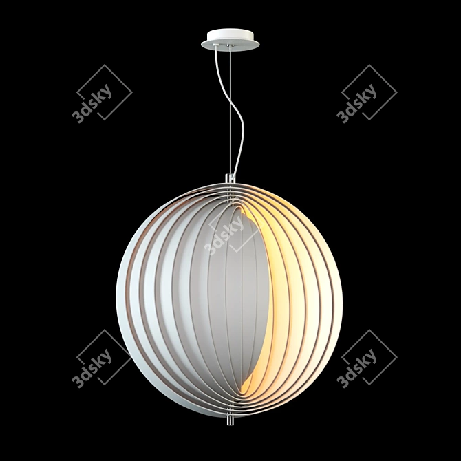 Title: Ring Eclipse Lamp 3D model image 1