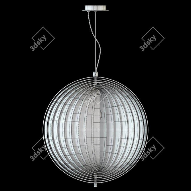 Title: Ring Eclipse Lamp 3D model image 3