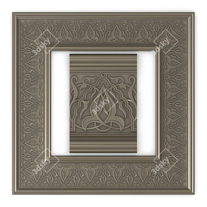 Arabesque Art Prints 3D model image 1