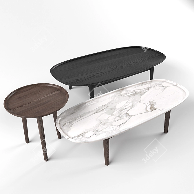 Modern MAD Coffee Table by Poliform 3D model image 2