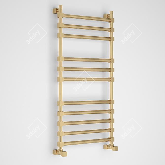 Modular Square Towel Warmer 3D model image 1