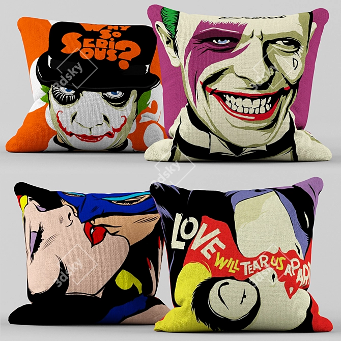 Joker Pillow Set | LILIPI | DC 3D model image 1