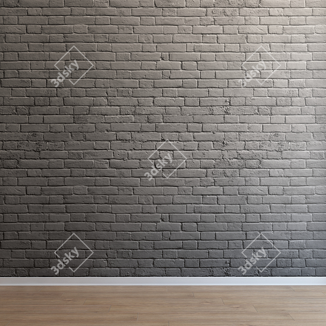 Seamless Brickwork for Interiors & Exteriors 3D model image 3