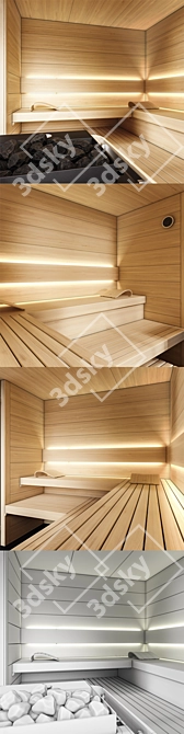 KLAFS Design Sauna Shape: Ultimate Luxury 3D model image 3