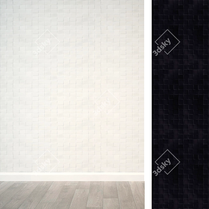 Seamless ARTE Wallpaper 3D model image 1