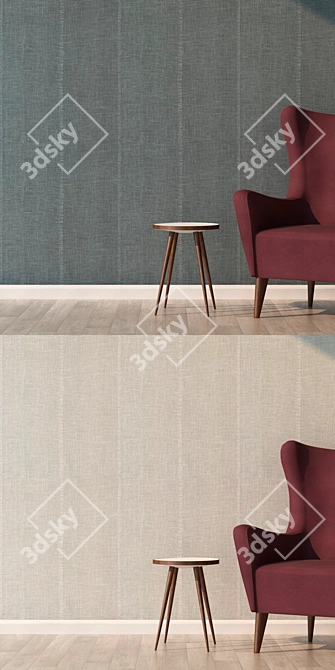 Seamless ARTE Wallpaper: Elegance Redefined 3D model image 3