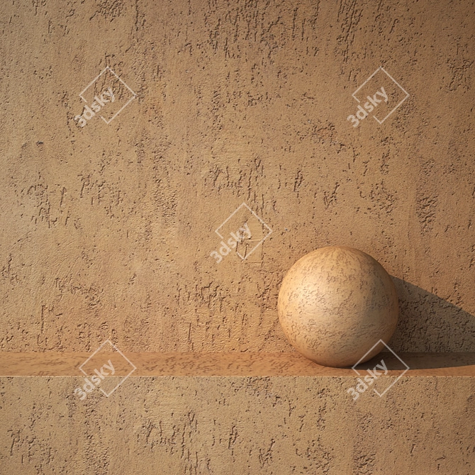 Seamless Plaster Texture: 4000x6000 Resolution 3D model image 1