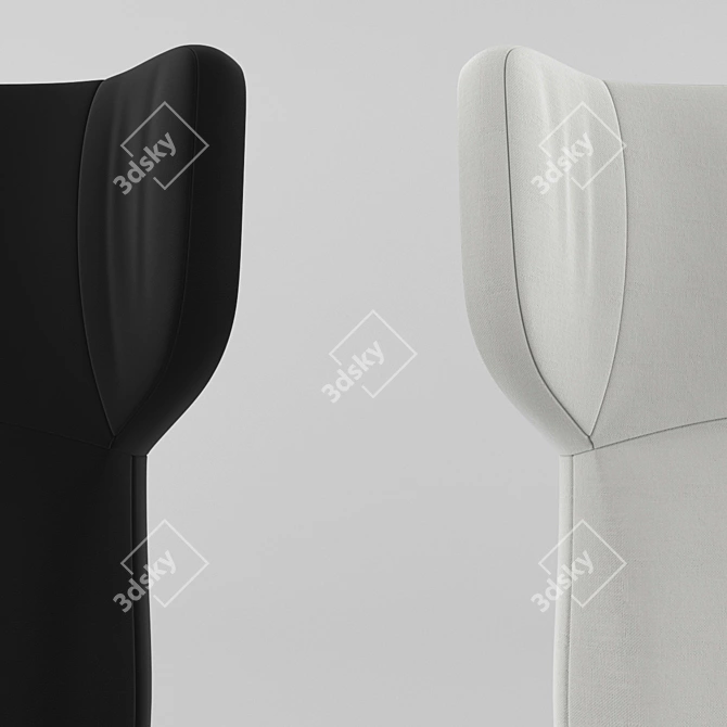 Lucca Chair: Versatile Elegance 3D model image 3