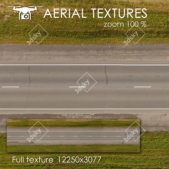 Aerial Texture Kit for Exteriors 3D model image 1