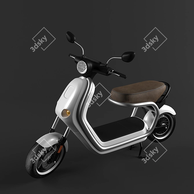 Modern Electric Scooter 3D model image 1