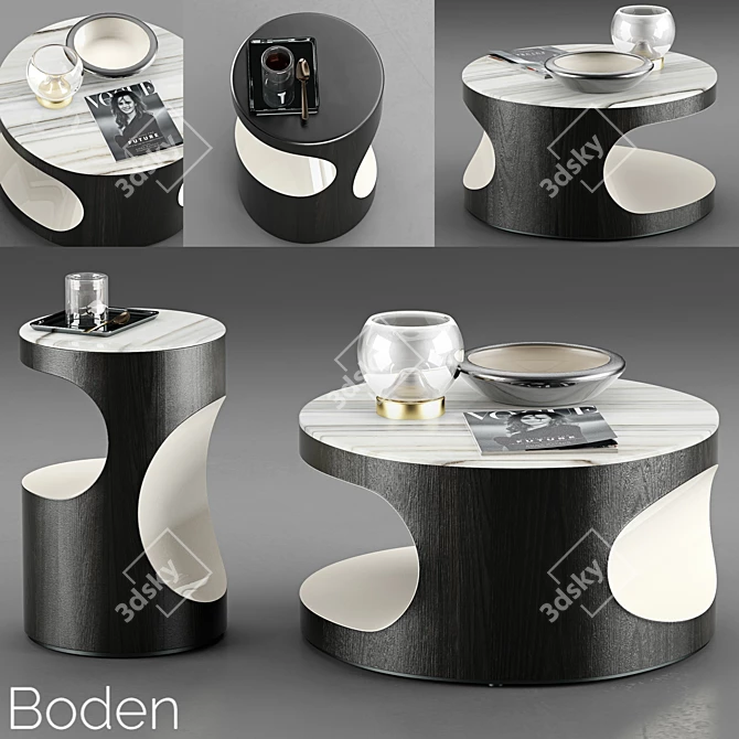 Elegant Minotti Boden Coffee Table 3D model image 1