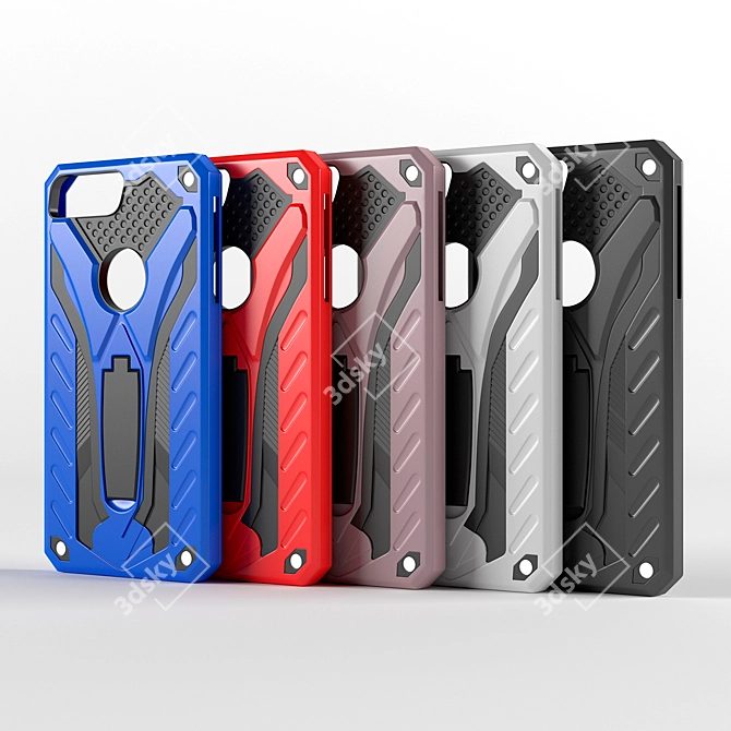 I7+ Protective Phone Case 3D model image 1