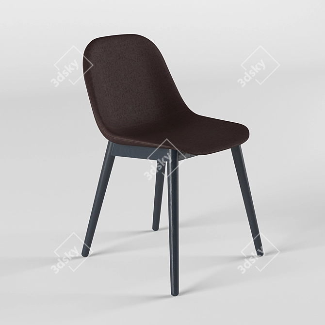 Iskos Fiber Side Chair: Functional, Stylish Seating 3D model image 3