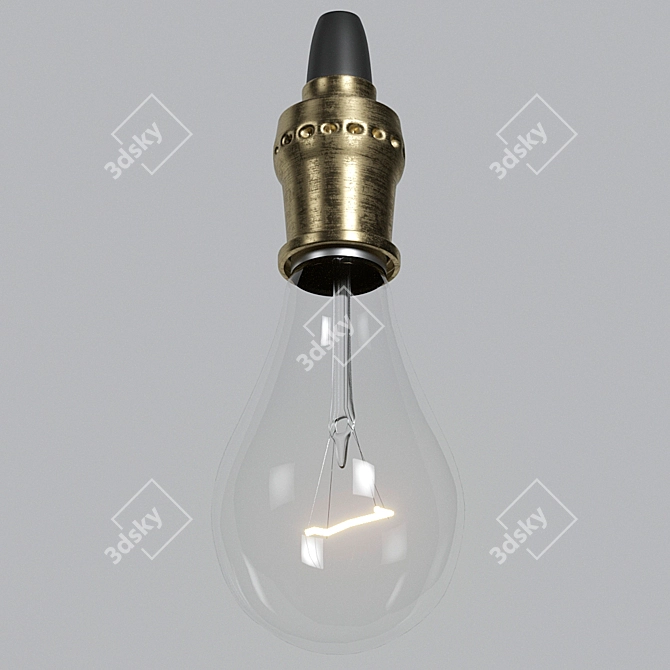 Vintage Loft Edison Bulb  3D model image 1