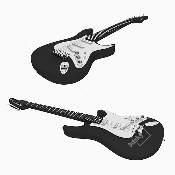 Cort G50 Electric Guitar - 2015 Model 3D model image 1