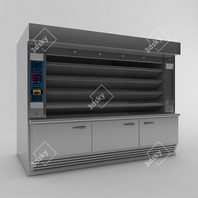 Premium Deck Oven 3D model image 1