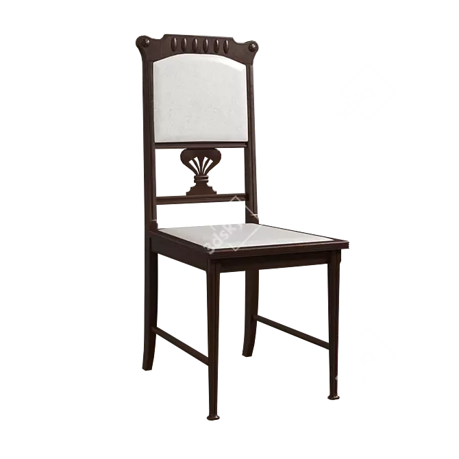 Ethnic Vintage Chair 3D model image 1