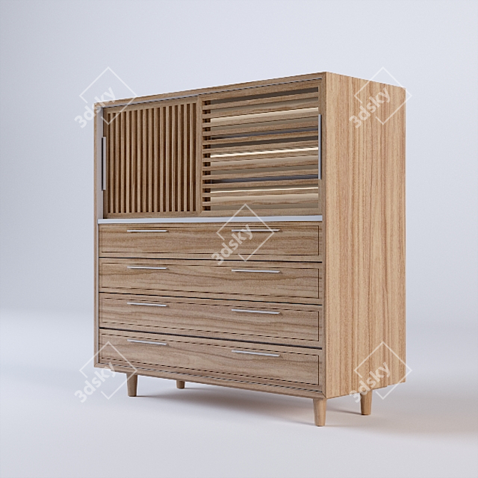 3D Max 2014 Cabinet Kit 3D model image 2