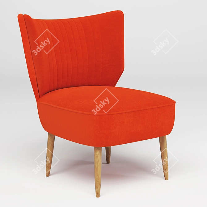 Modern Duke Cocktail Chair 3D model image 2