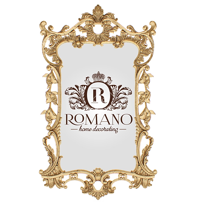 Luxury Sculpted Mirror: Lucretia Romano Home 3D model image 1