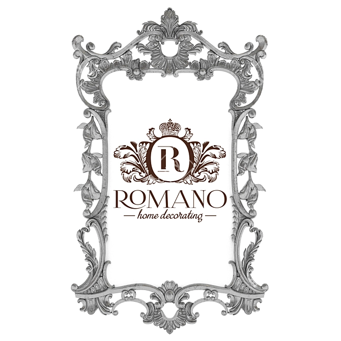 Luxury Sculpted Mirror: Lucretia Romano Home 3D model image 2