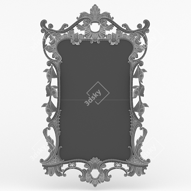 Luxury Sculpted Mirror: Lucretia Romano Home 3D model image 3