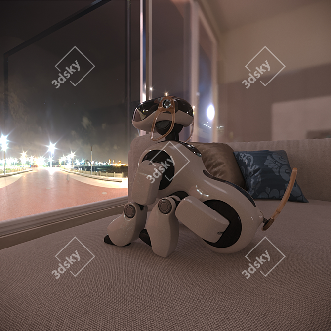 Sony Aibo Robot Toy 3D model image 3