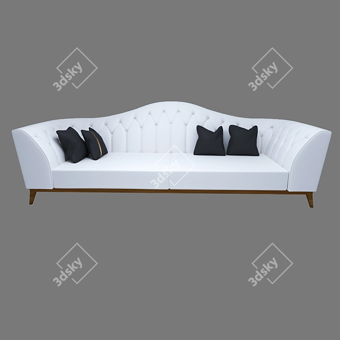 Elegant Chester Sofa: Modern Design & Superior Quality 3D model image 2