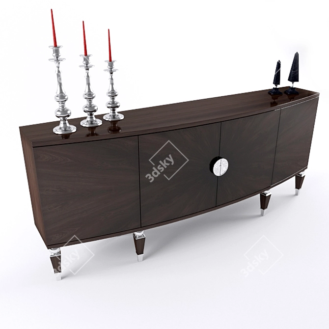 Viento Sideboard: Stylish Storage with Versatile Sizes 3D model image 1