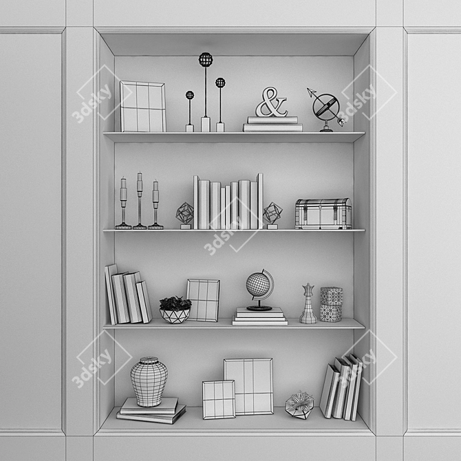 Elegant Decor Collection 3D model image 3