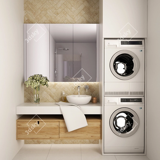 Electrolux Laundry Duo 3D model image 1