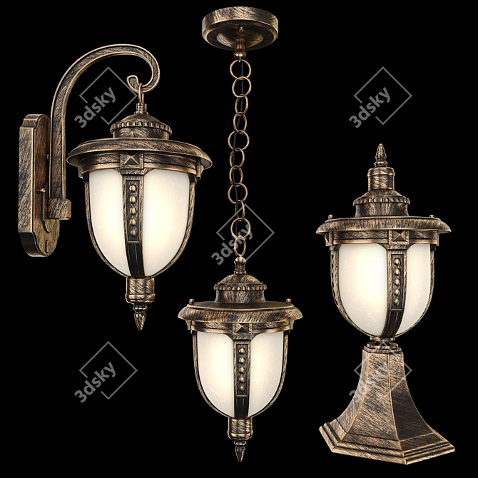 Gorgeous Atlas GLYF-2010 Lamps 3D model image 1