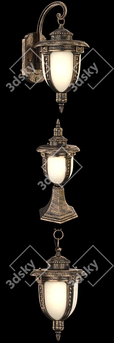 Gorgeous Atlas GLYF-2010 Lamps 3D model image 2