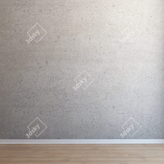 Seamless Ultra HD Concrete 3D model image 3