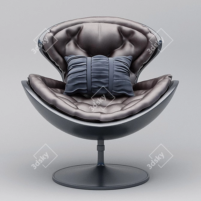 Sleek and Chic Chair 3D model image 2