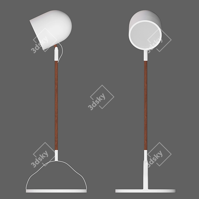 Title: Elegant Floor Lamp for Ambience 3D model image 2