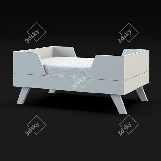 Stylish Loft Cat & Dog Bed 3D model image 2