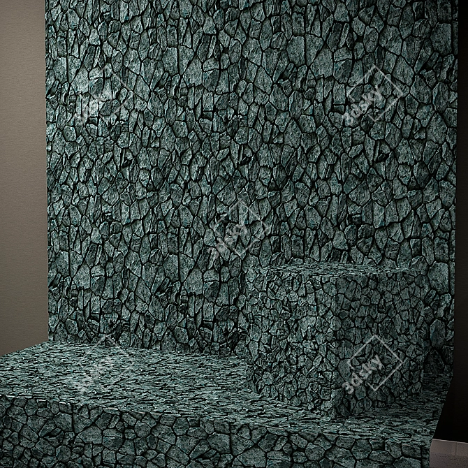 Seamless Stone Textures for V-Ray & Corona 3D model image 1