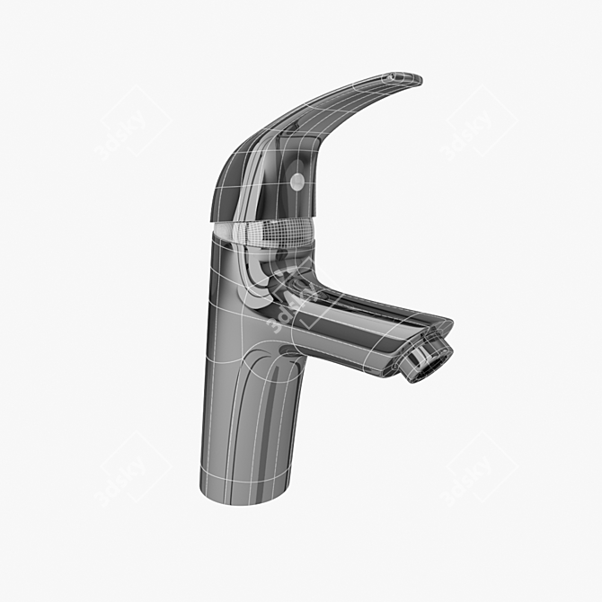 Sleek Modern Faucet 3D model image 2