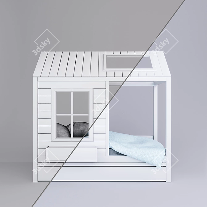 Dreamer's House Bed 3D model image 3