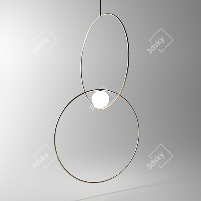 Modern Minimalist Ceiling Lights 3D model image 2