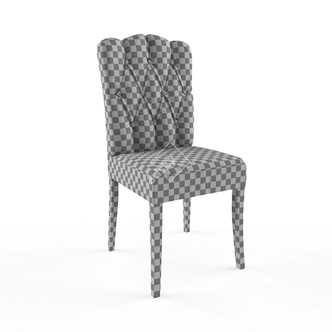 Delightful Miss Bedroom Chair 3D model image 2