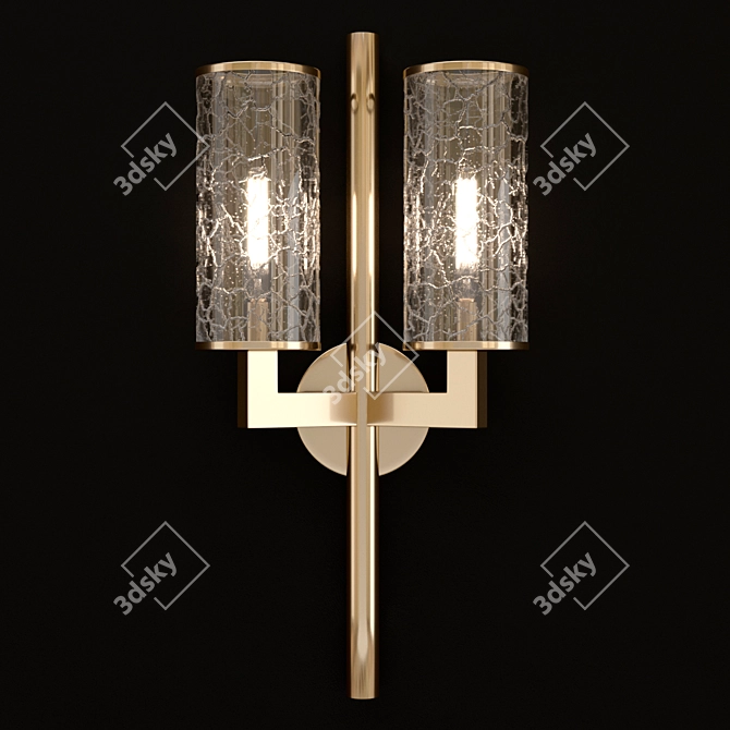 Liaison Double Pendant Light by Kelly Wearstler 3D model image 1