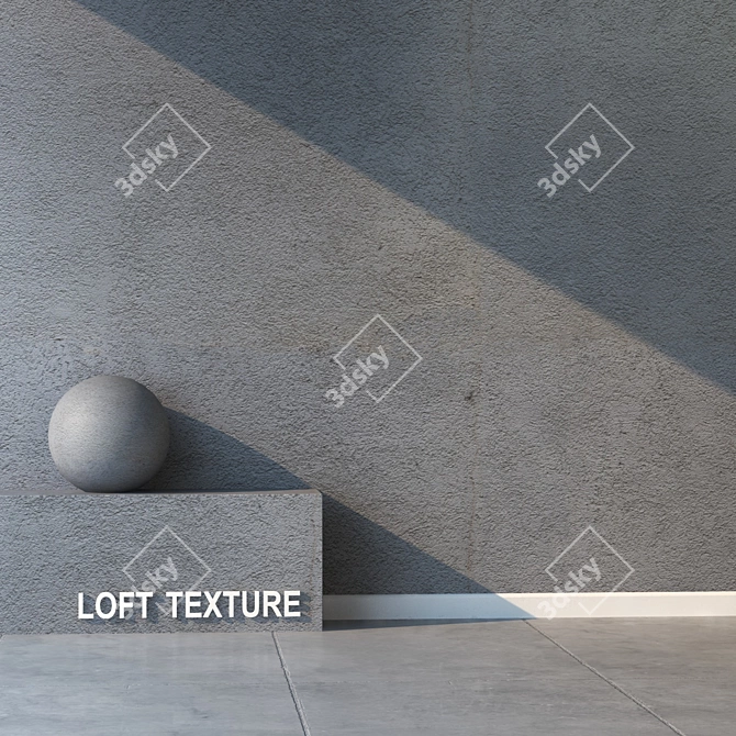 Seamless Plaster Texture 6000x4000 3D model image 2