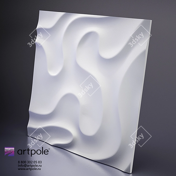 Title: Fog 3D Panel by Artpole 3D model image 1