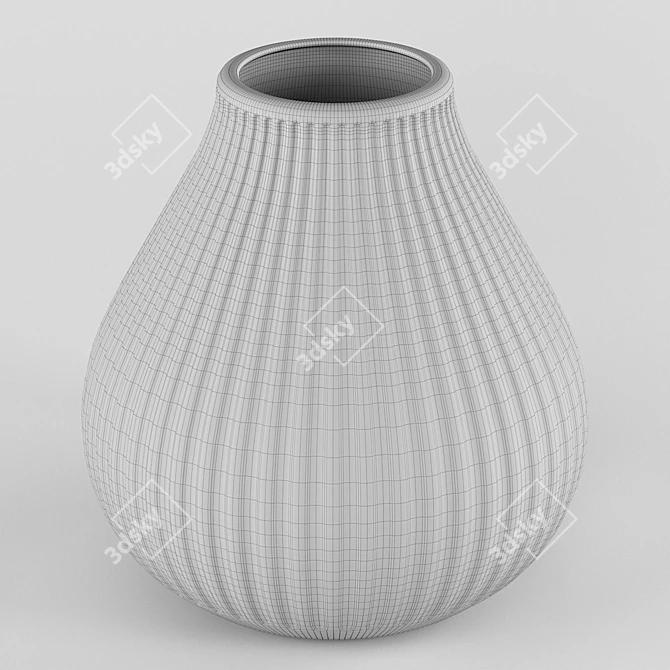 Elegant Accent Vase 3D model image 2