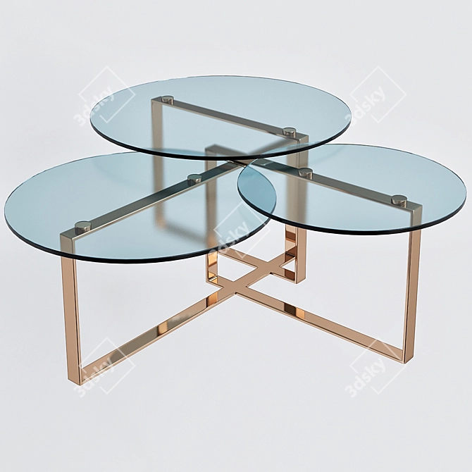 Elegant Cocktail Tables: The Perfect Addition to Any Party 3D model image 1