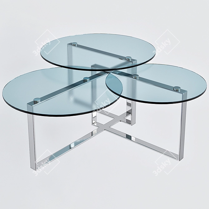 Elegant Cocktail Tables: The Perfect Addition to Any Party 3D model image 2