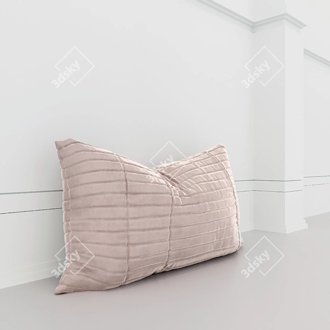 Velvet Deco Cushion - Luxury for Your Render 3D model image 2